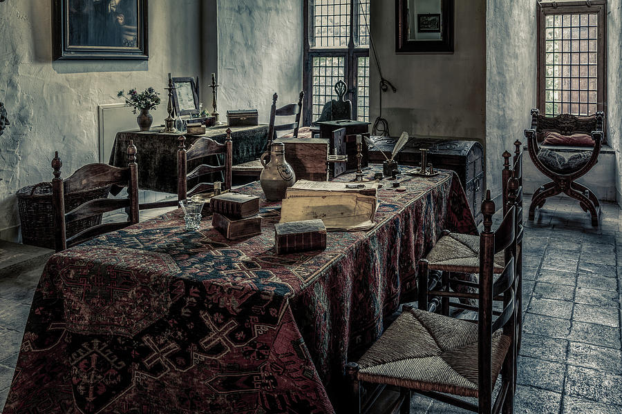 Interior of a room in a medieval castle Photograph by Tim Abeln
