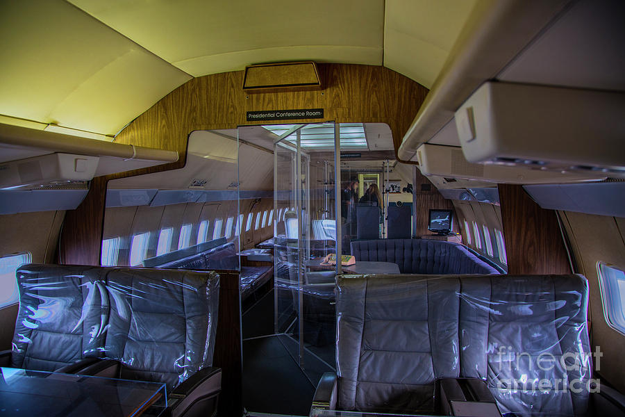 Interior of Air Force One Photograph by Rick Bragan