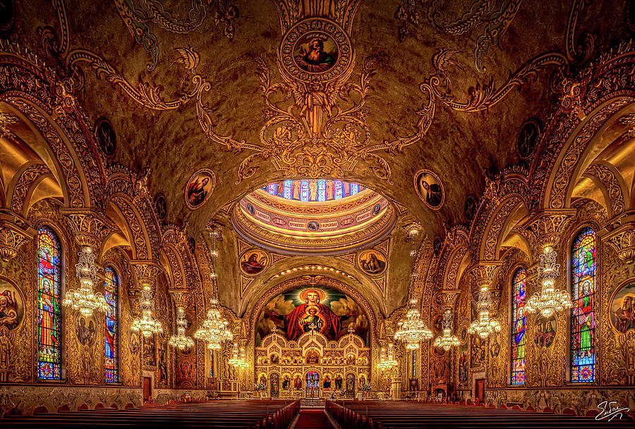 Interior Of Saint Sophia Church Photograph by Endre Balogh