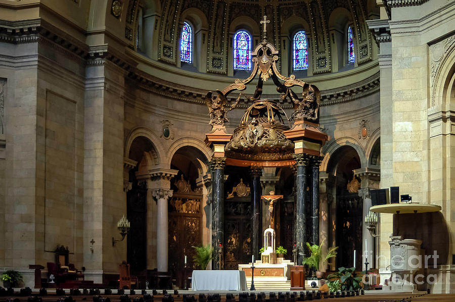Interior of St. Paul Cathedral  Photograph by Bob Phillips