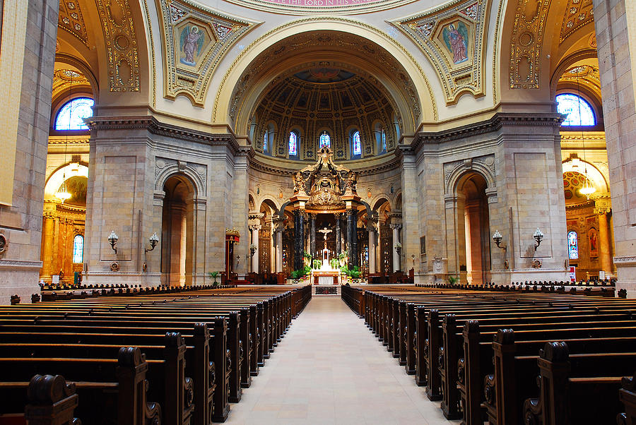 Interior of St Pauls Photograph by James Kirkikis