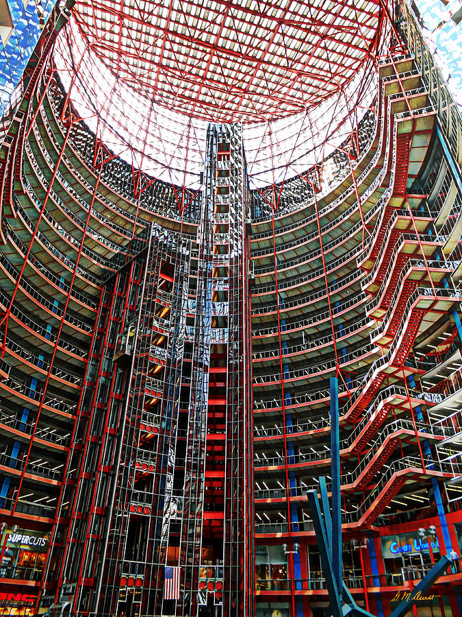 Chicago Photograph - Interior of Thompson Center-Chicago by Michael Durst