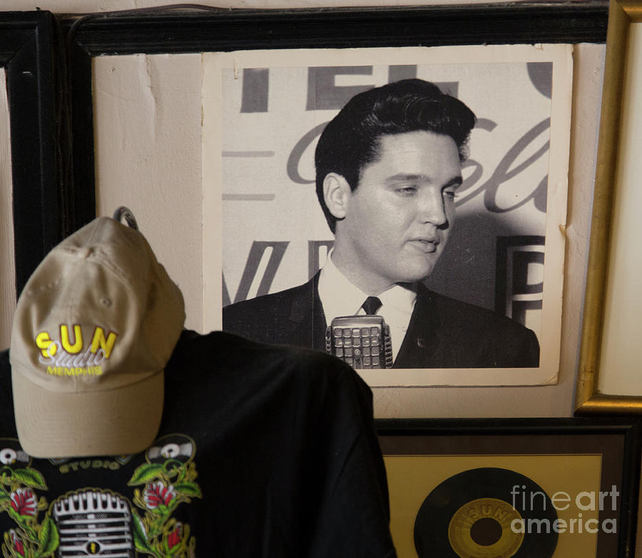 Elvis Presley Photograph - Interior Sun Records Elvis  by Chuck Kuhn