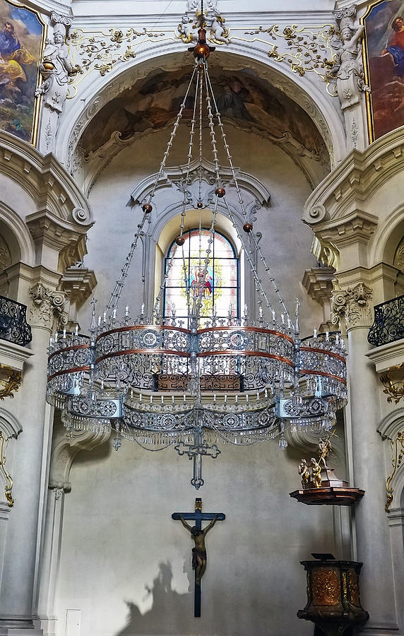 Interior View Of St. Nicholas Church In Prague Photograph by Rick Rosenshein