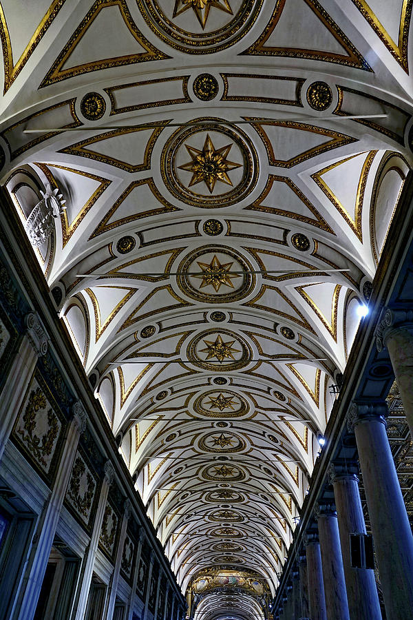 Interior View Of The Basilica di Santa Maria Maggiore In Rome Italy #3 Photograph by Rick Rosenshein