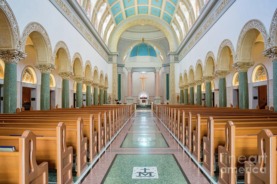 Interior View Of The Immaculata Church Of University Of San Dieg Photograph