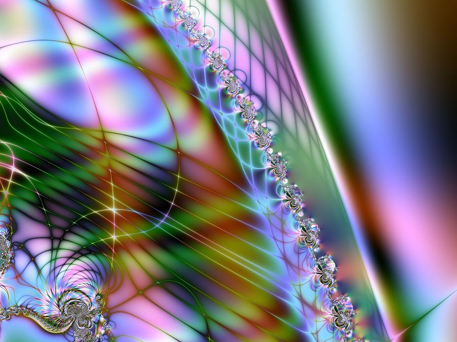 Abstract Digital Art - Interlude by Gale Lukas