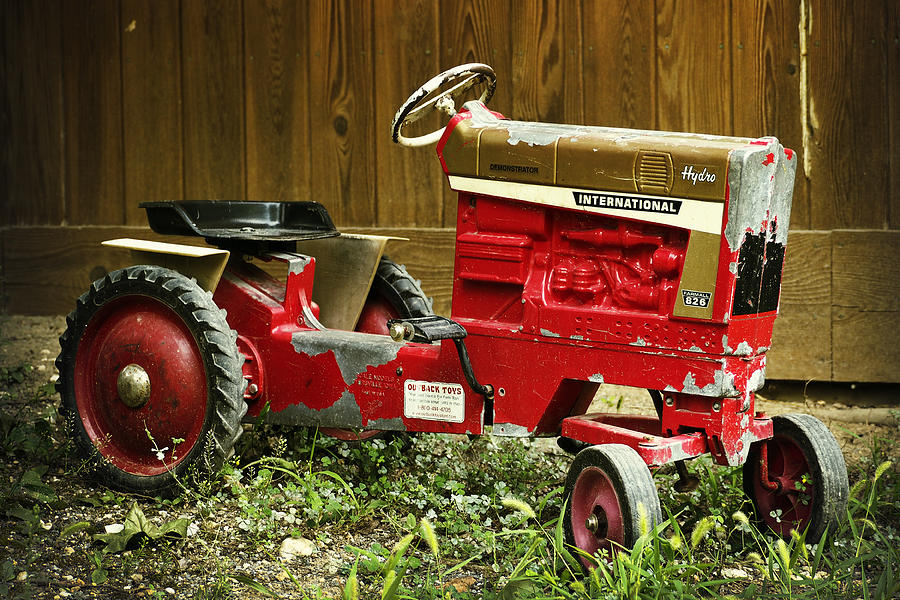International Harvester Farmall Hydro 826 Pedal Tractor Photograph by Bill Swartwout
