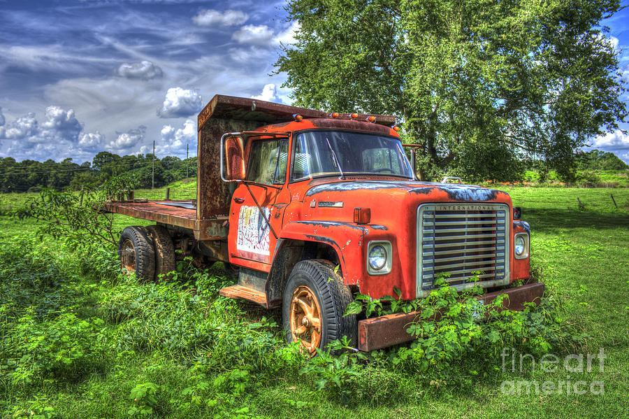 International Retirement Home 1974 International Harvester Company 1600 Loadstar Truck Art Photograph by Reid Callaway