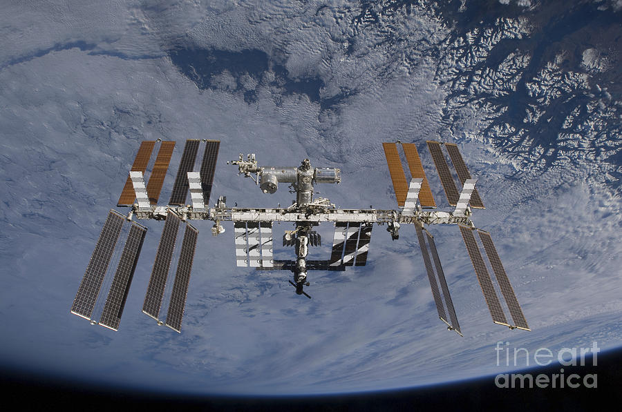 Planet Photograph - International Space Station Set by Stocktrek Images