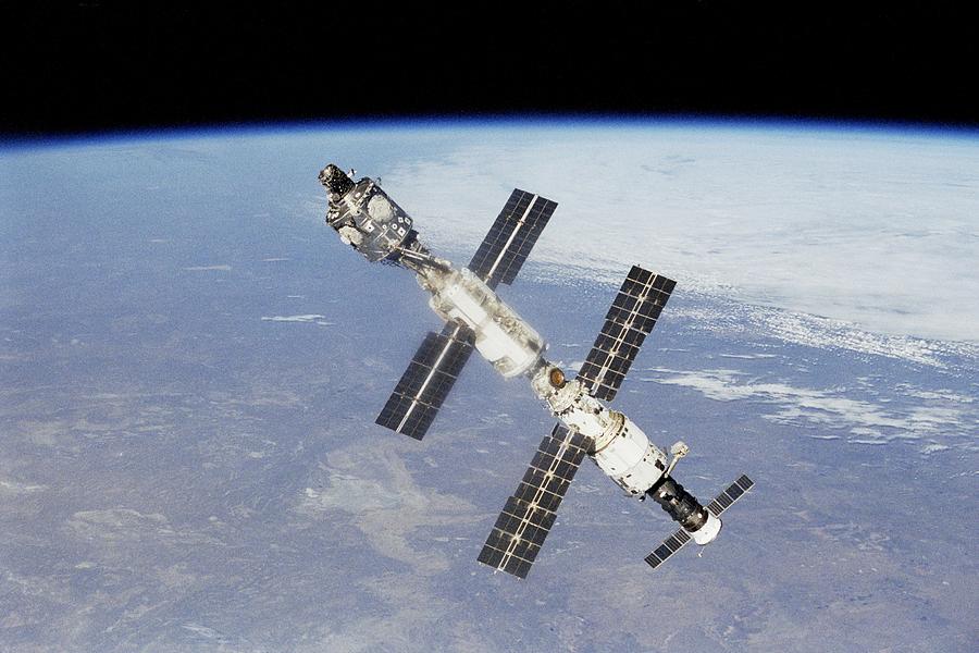 Device Digital Art - International Space Station by Super Lovely