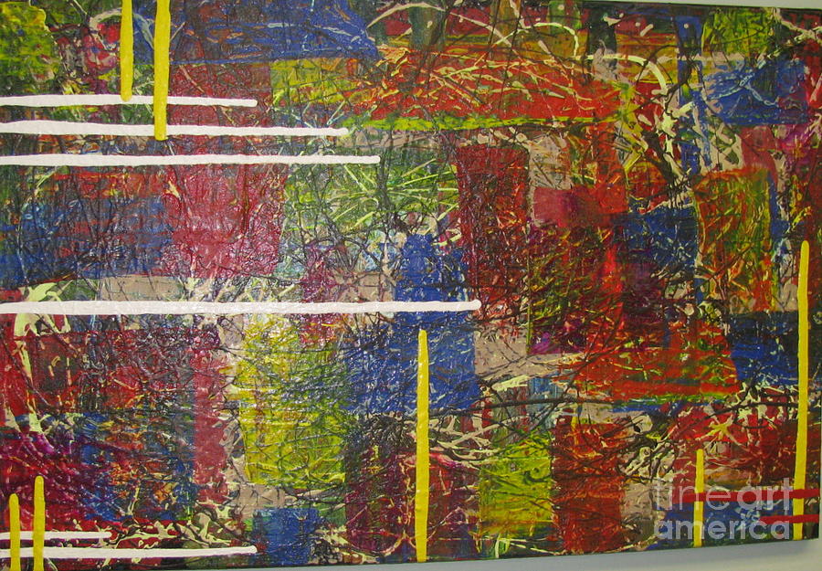 Intersecting Painting by Jacqueline Athmann