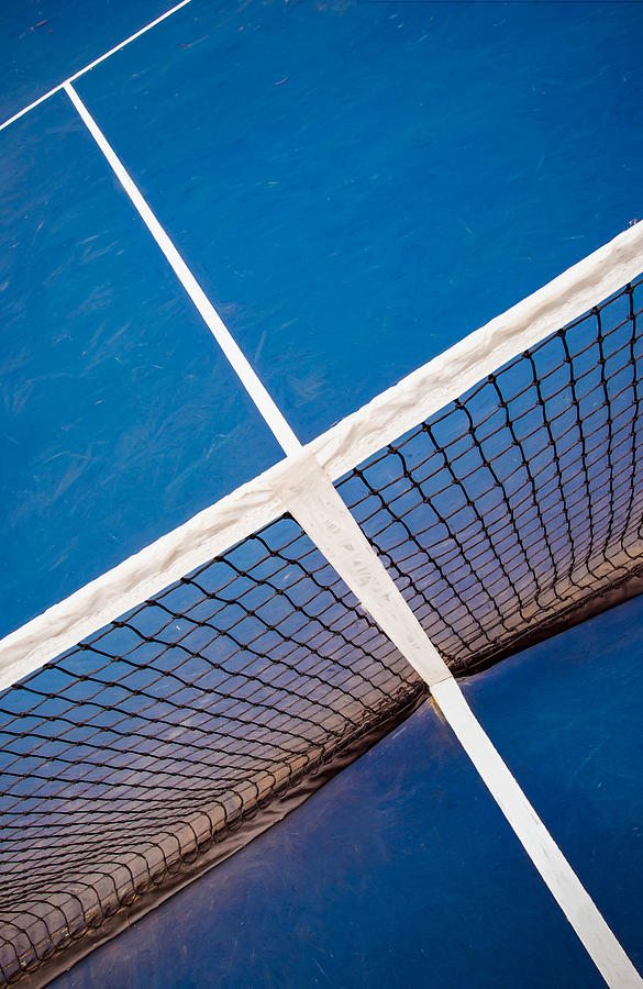 Intersections On The Tennis Court Photograph by Gary Slawsky