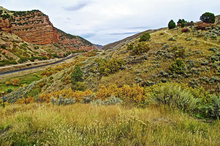 Interstate 80 through Echo Canyon, Utah  Photograph by Ruth Hager