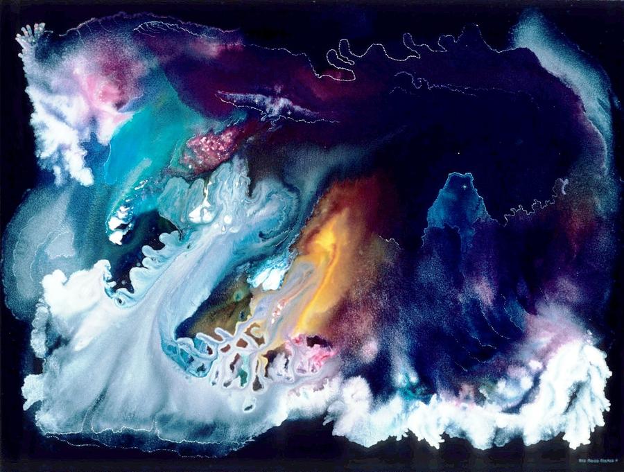 Interstellar Fusion Painting by Lee Pantas