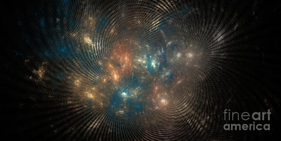 Abstract Digital Art - Interstellar Galaxies by Kim Sy Ok