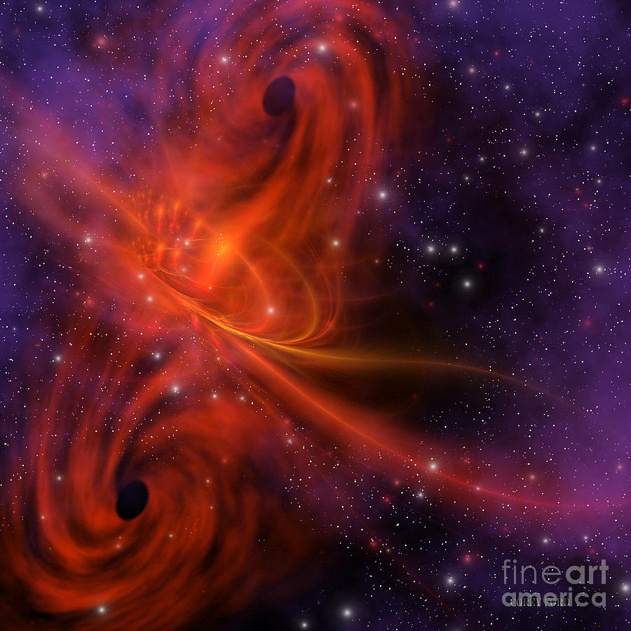 Interstellar Painting - Interstellar Twister by Corey Ford