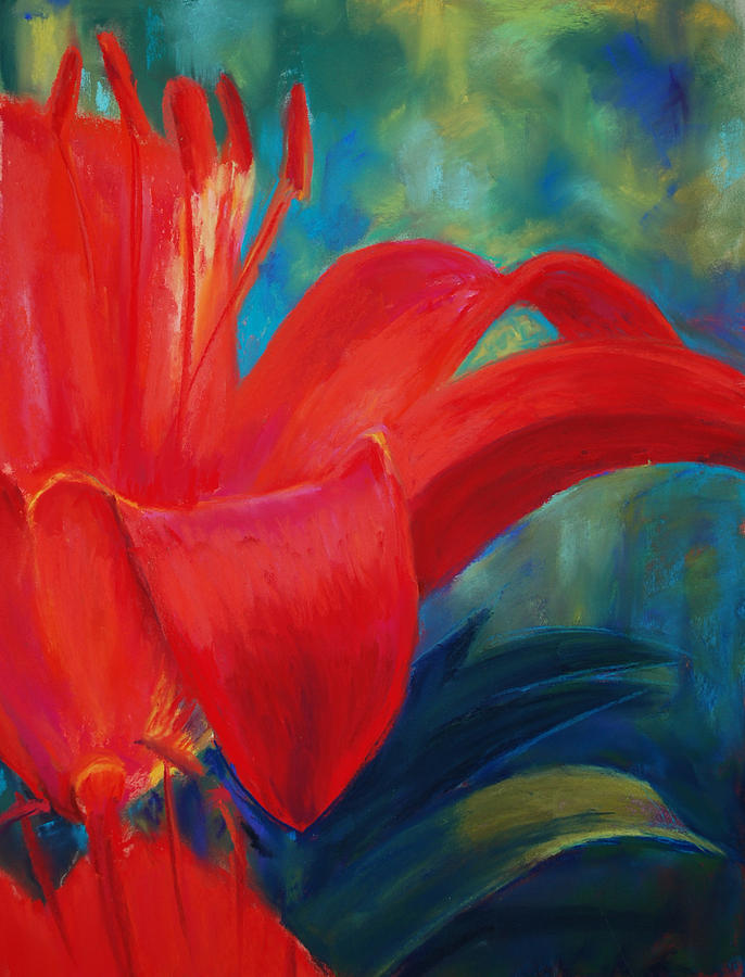 Intimate Lilly Painting by Billie Colson