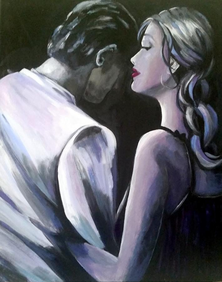 Intimate Moments Painting by Rosie Sherman