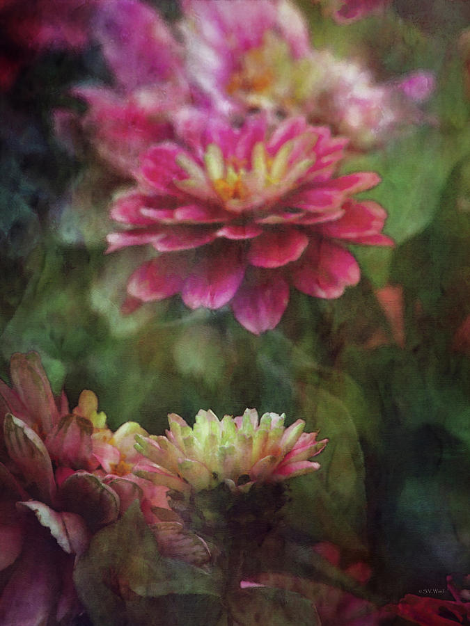 Intimate Pink 1299 IDP_2 Painting by Steven Ward