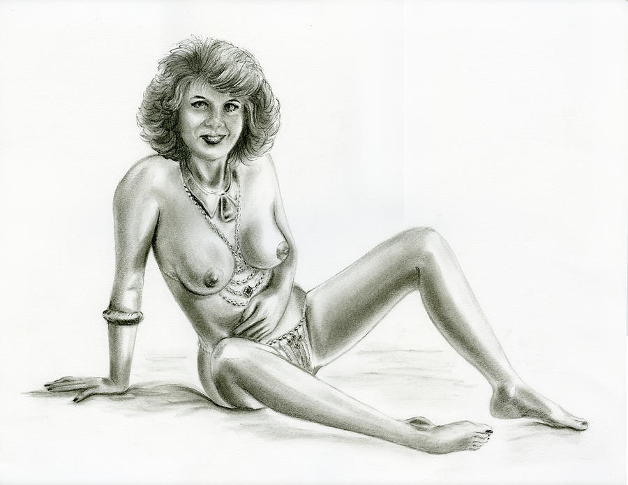 Nude Drawing - Intimate Treasure by Shelby