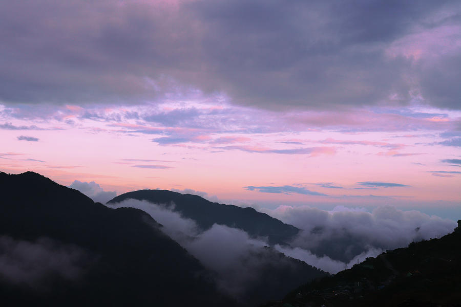 Mountain Photograph - Into the clouds by Nilu Mishra