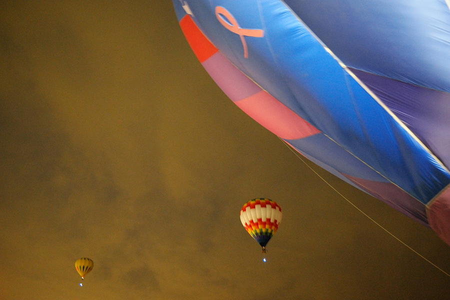 Balloons Photograph - Into the Dawn sky by Jeff Swan