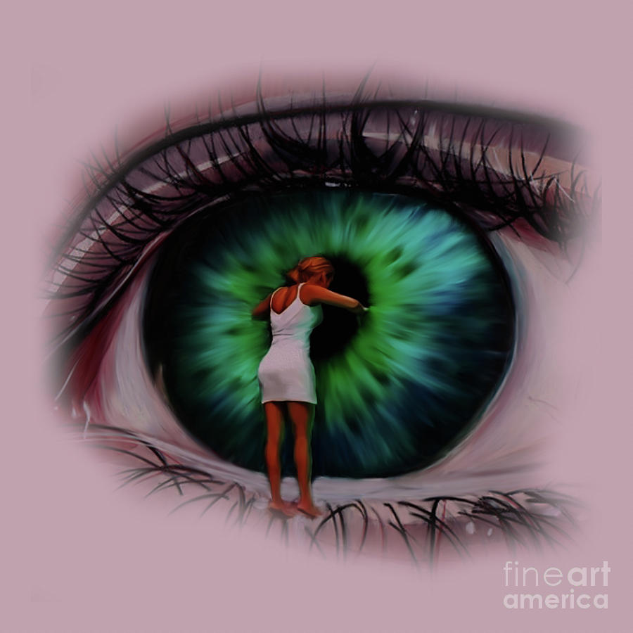 Nature Painting - Into the eye by Gull G