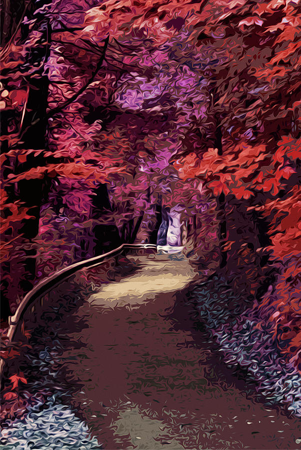 Into the forest of Dreams Painting by AM FineArtPrints
