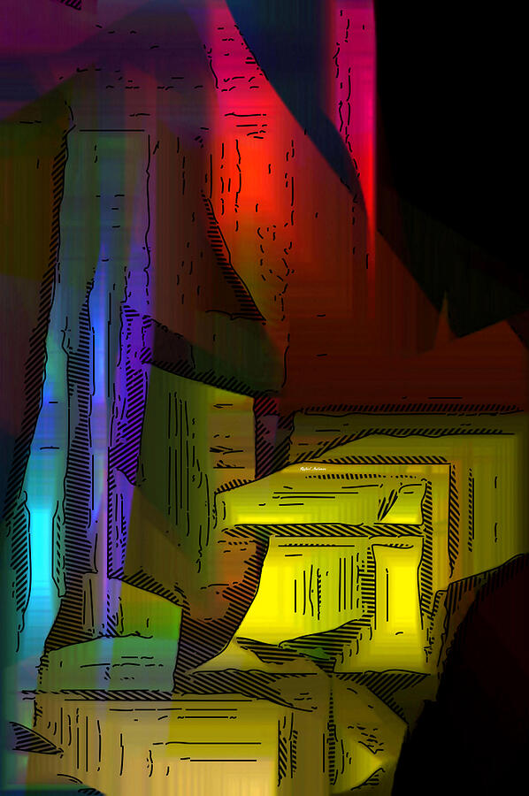 Into the Glow Digital Art by Rafael Salazar
