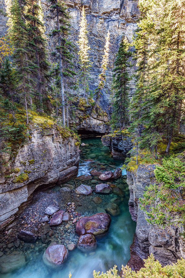 Into the Heart of Maligne Canyon Photograph by Pierre Leclerc Photography