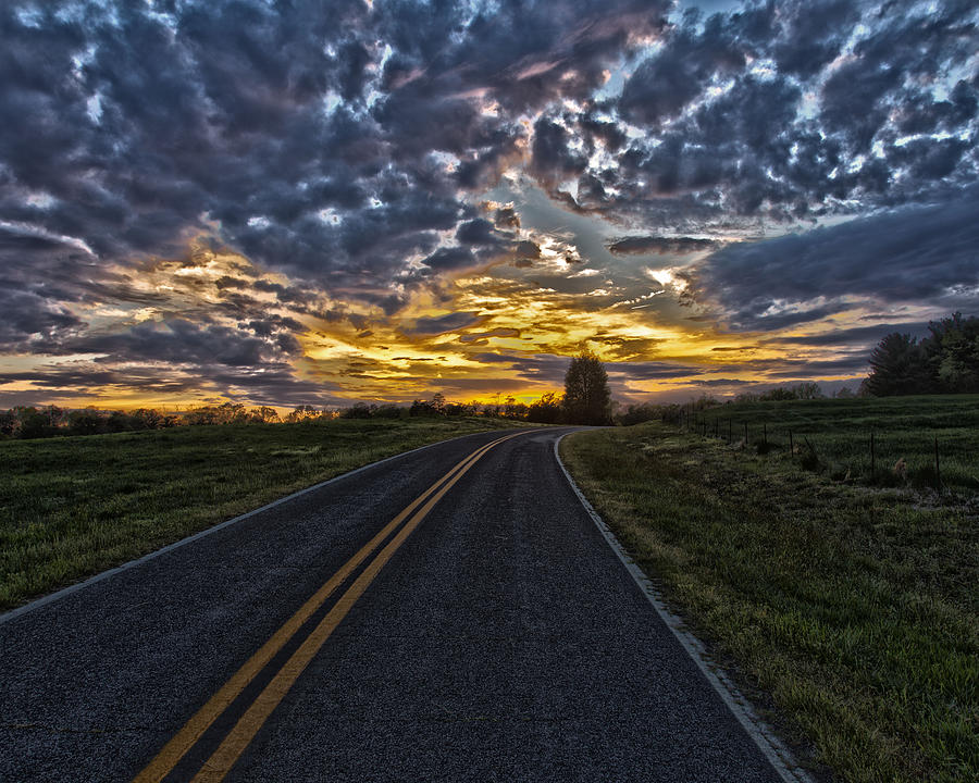 Into the Sunset Photograph by Kevin Senter