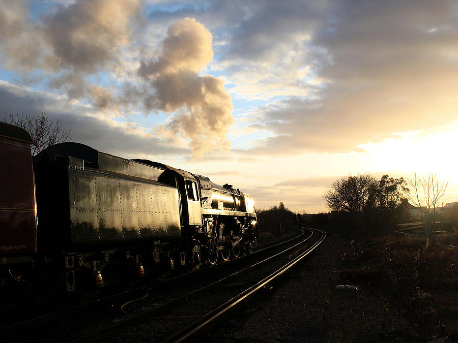 Into The Sunset Photograph by Richard Denyer