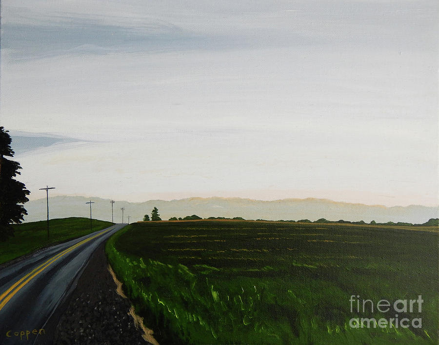 Into the Valley Painting by Robert Coppen