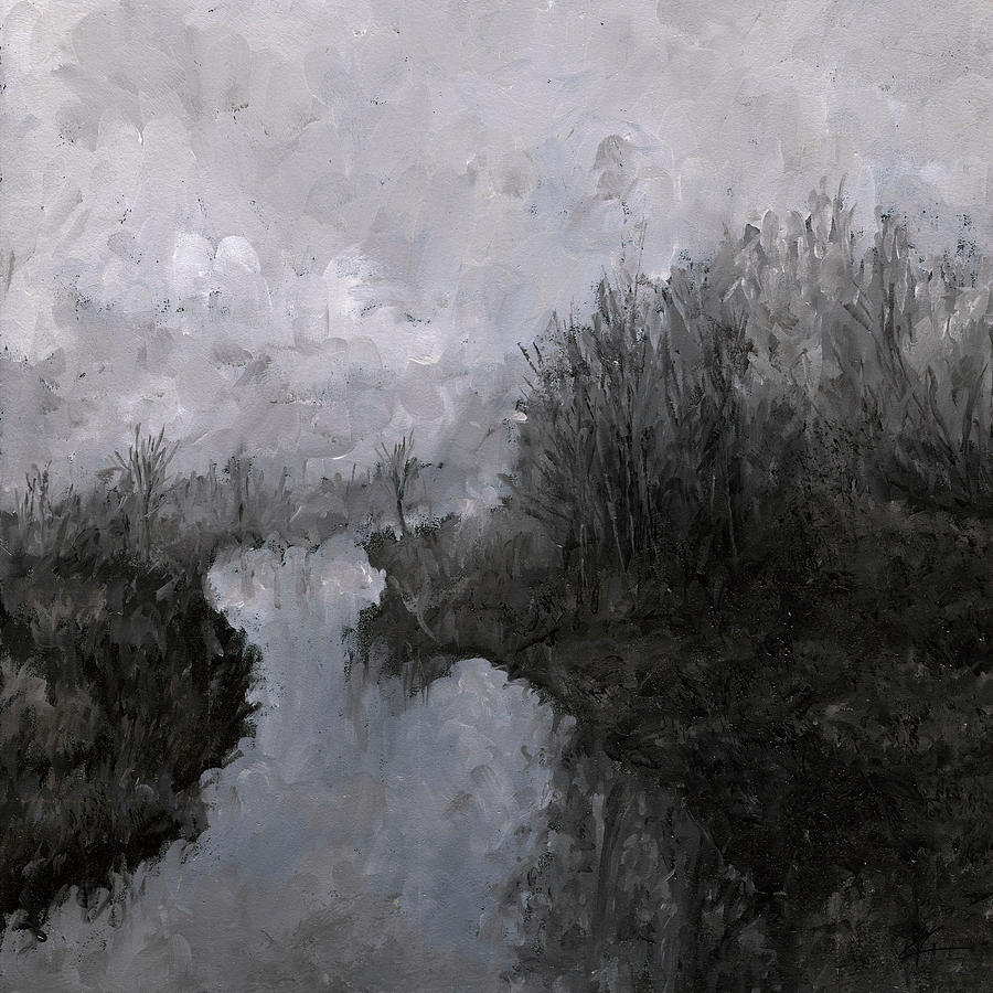 Landscape Painting - Into the Void 2 by Christian Klute Landscape Painting - Into the Void 2 by Christian Klute