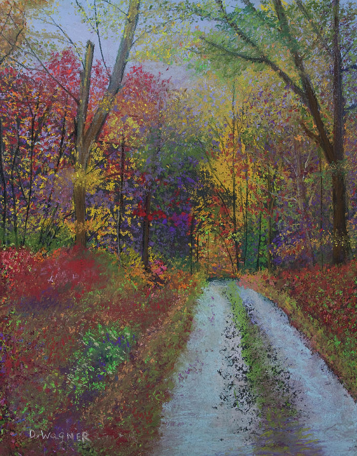 Fall Pastel - Into the Woods by Denise Wagner