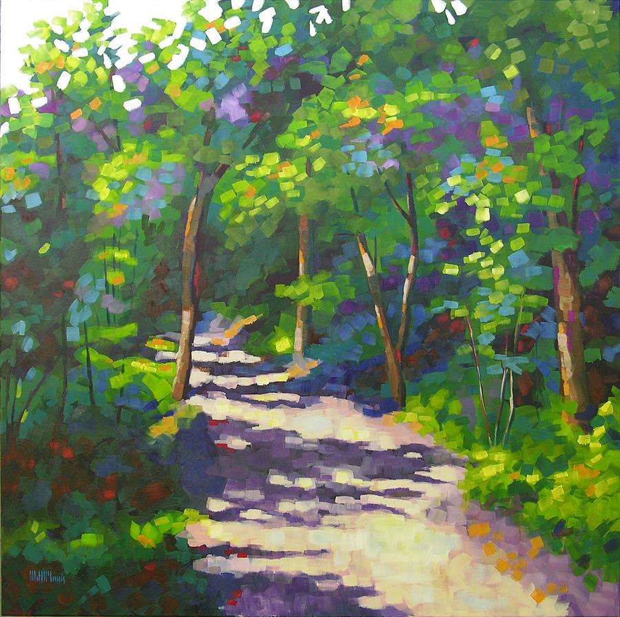 Into The Woods Painting By Mary Mcinnis - Fine Art America