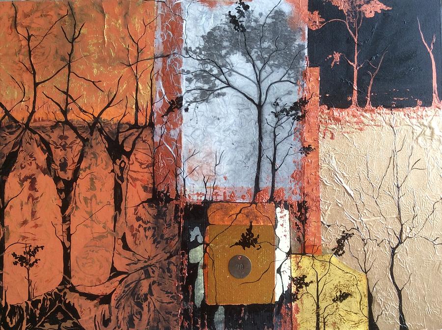 Into the Woods Mixed Media by Pat Purdy