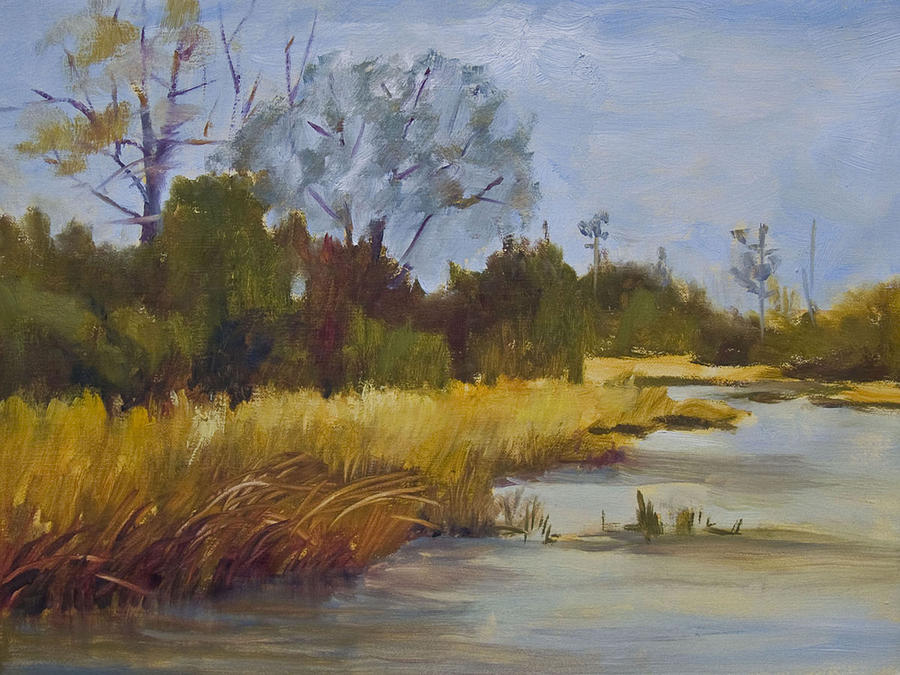 Intracoastal Marsh Painting by Phyllis Steimel - Fine Art America