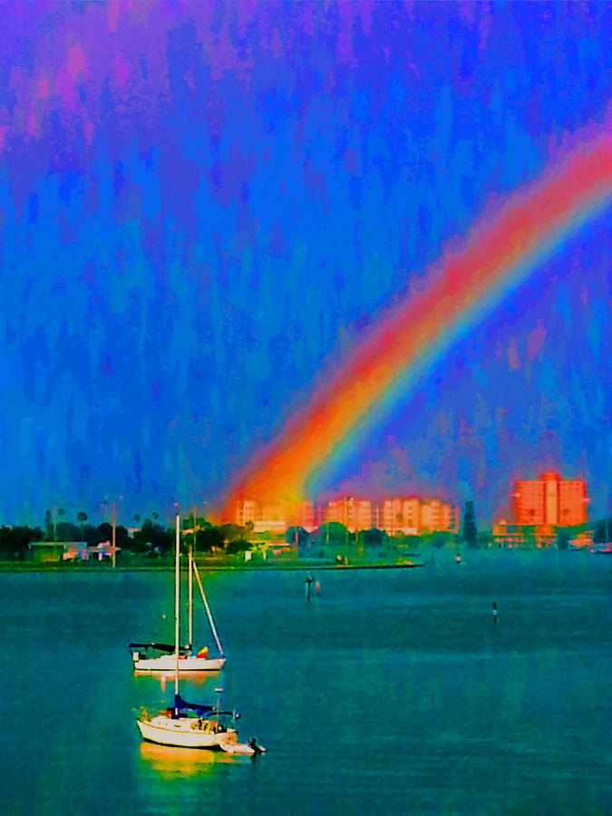 Intracoastal Rainbow, Madeira Beach, Florida Photograph by James Stoshak