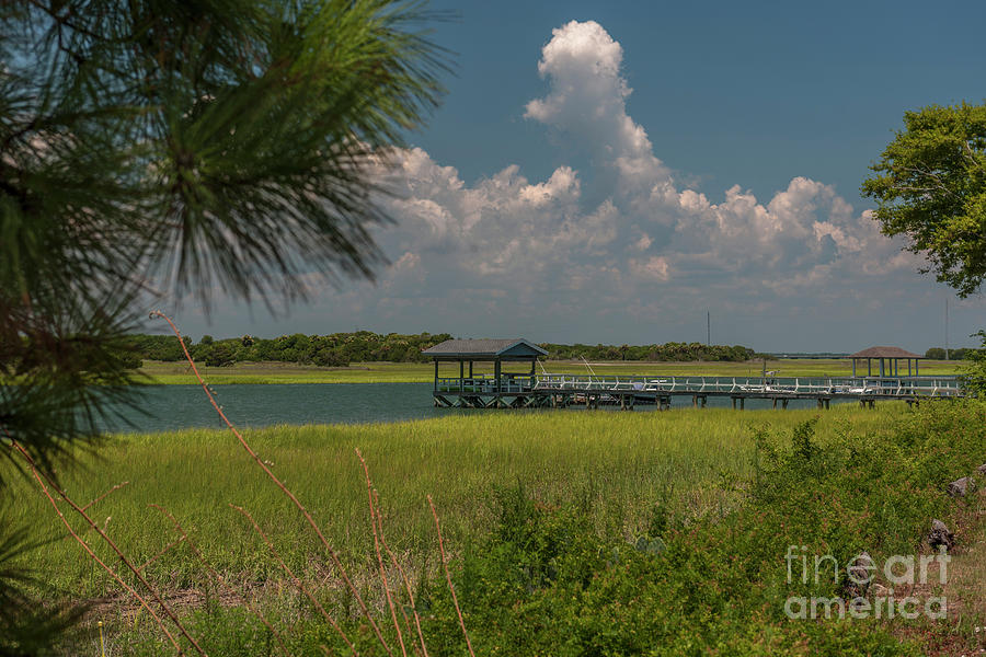 Intracoastal Water in Sullivans Island South Carolina Photograph by Dale Powell
