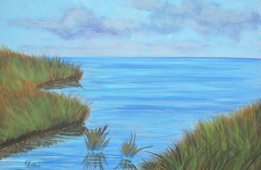 Intracoastal Waterway Painting by Justin Holdren