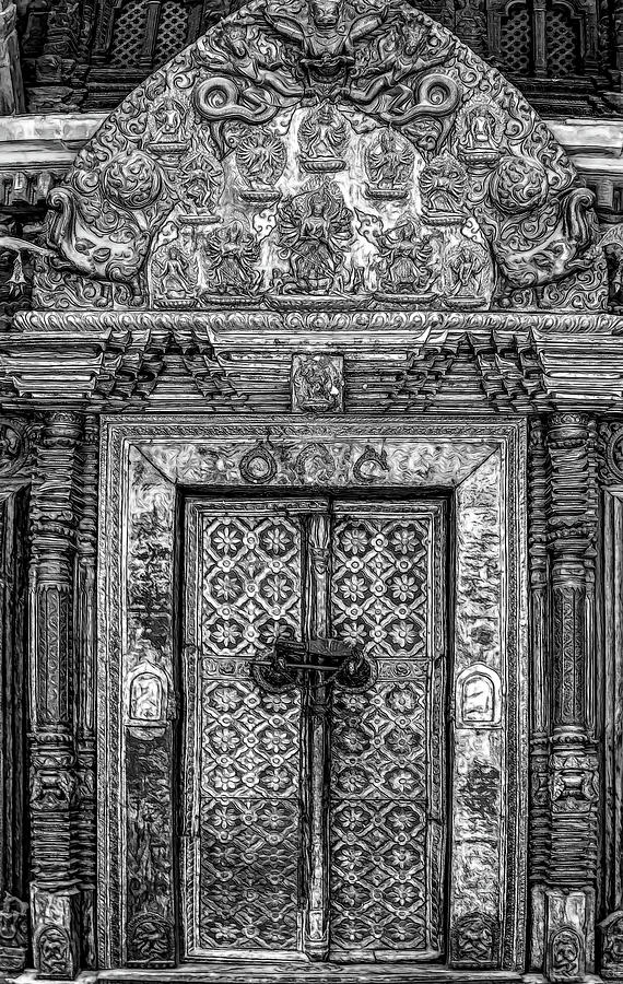 Intricate Door Photograph by Maria Coulson