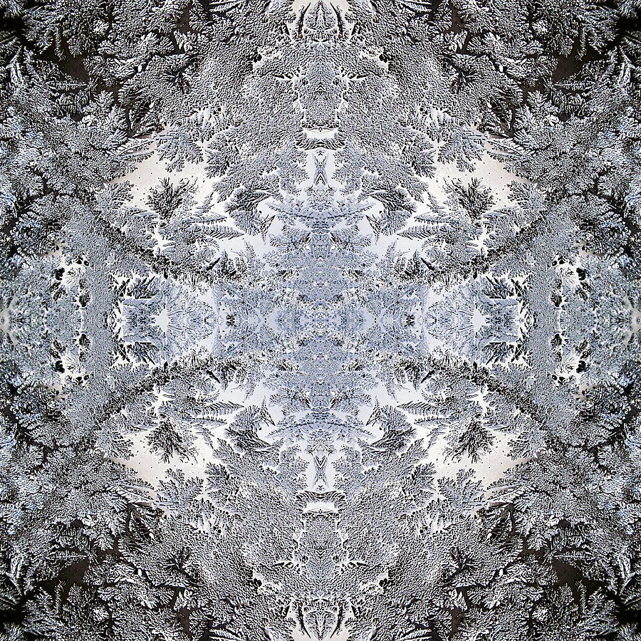 Intricate Frost Pattern Mixed Media by Christina Rollo