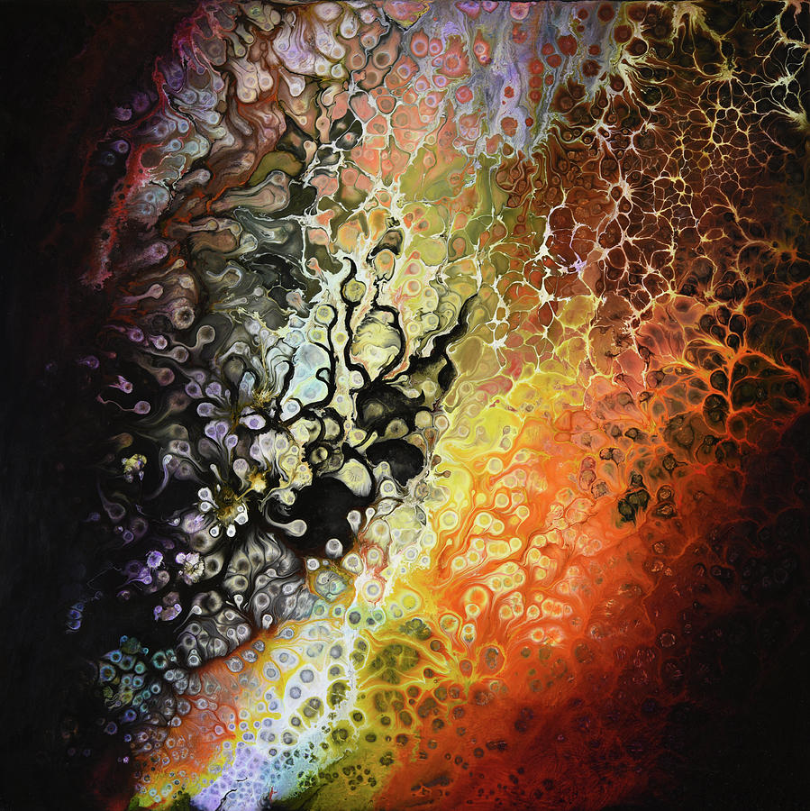 Abstract Painting - Intrigue by Dion Kurczek Abstract Painting - Intrigue by Dion Kurczek