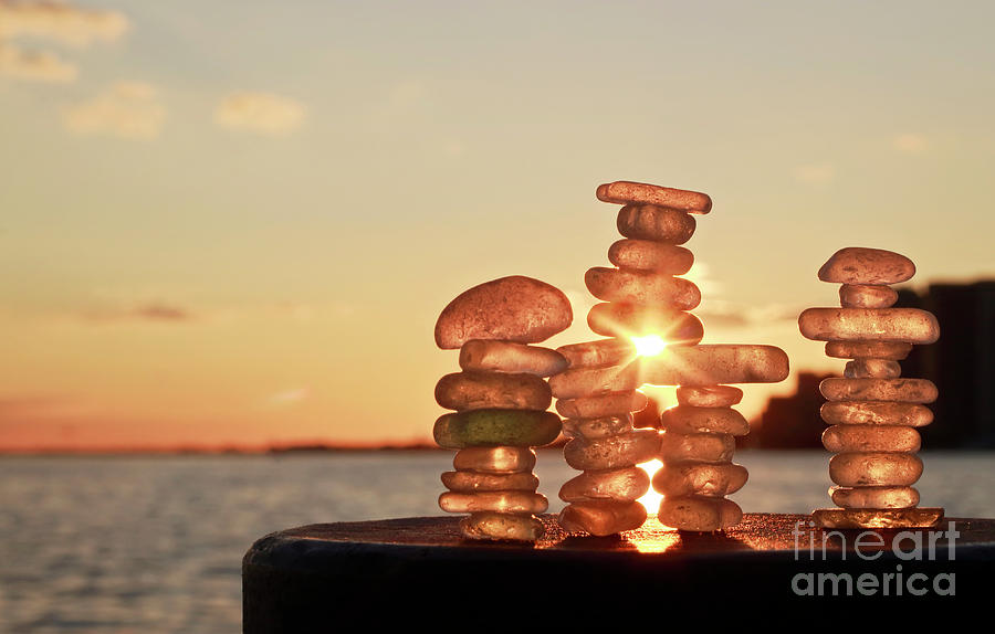 Inuksuk with Sunny Heart Photograph by Charline Xia