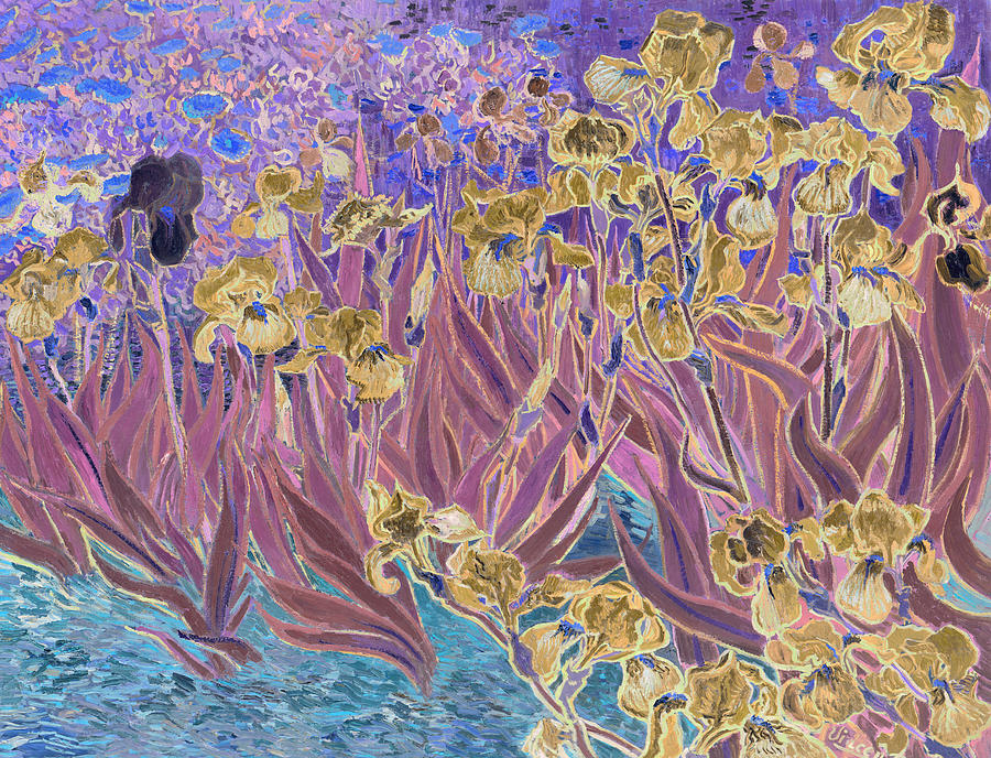 Inv Blend 6 van Gogh Digital Art by David Bridburg