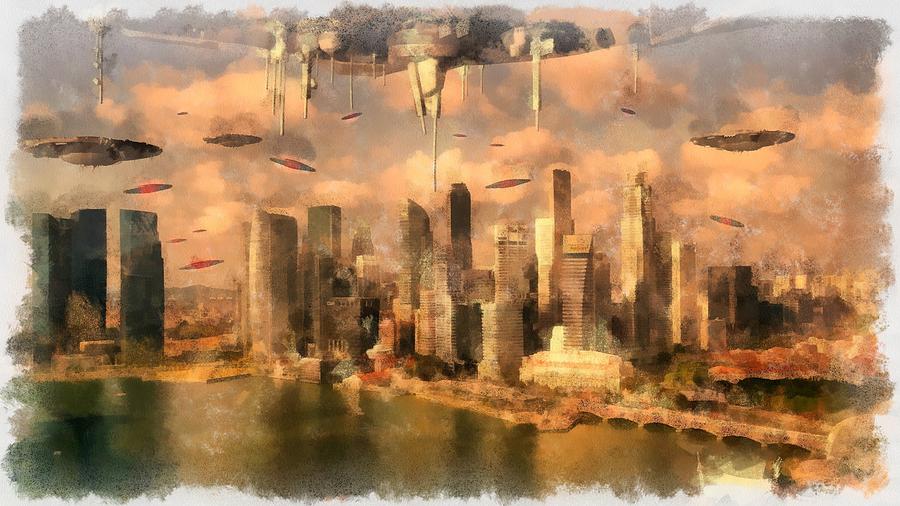 Invasion Earth Painting