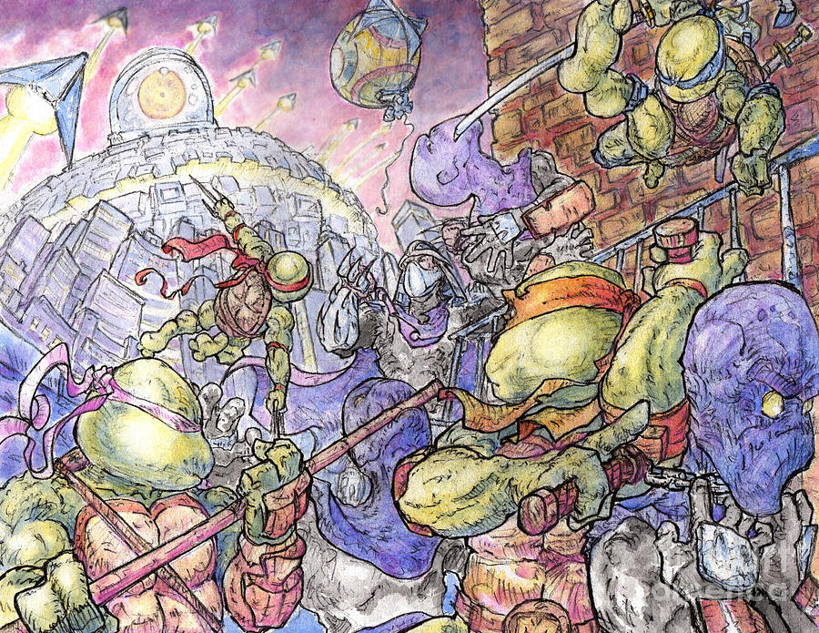 Raphael Mixed Media - Invasion by Third Kind Productions