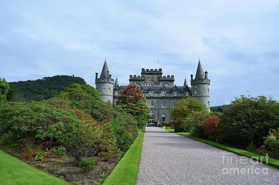 Inveraray Castle Adjacent to Loch Fyne  Photograph by DejaVu Designs